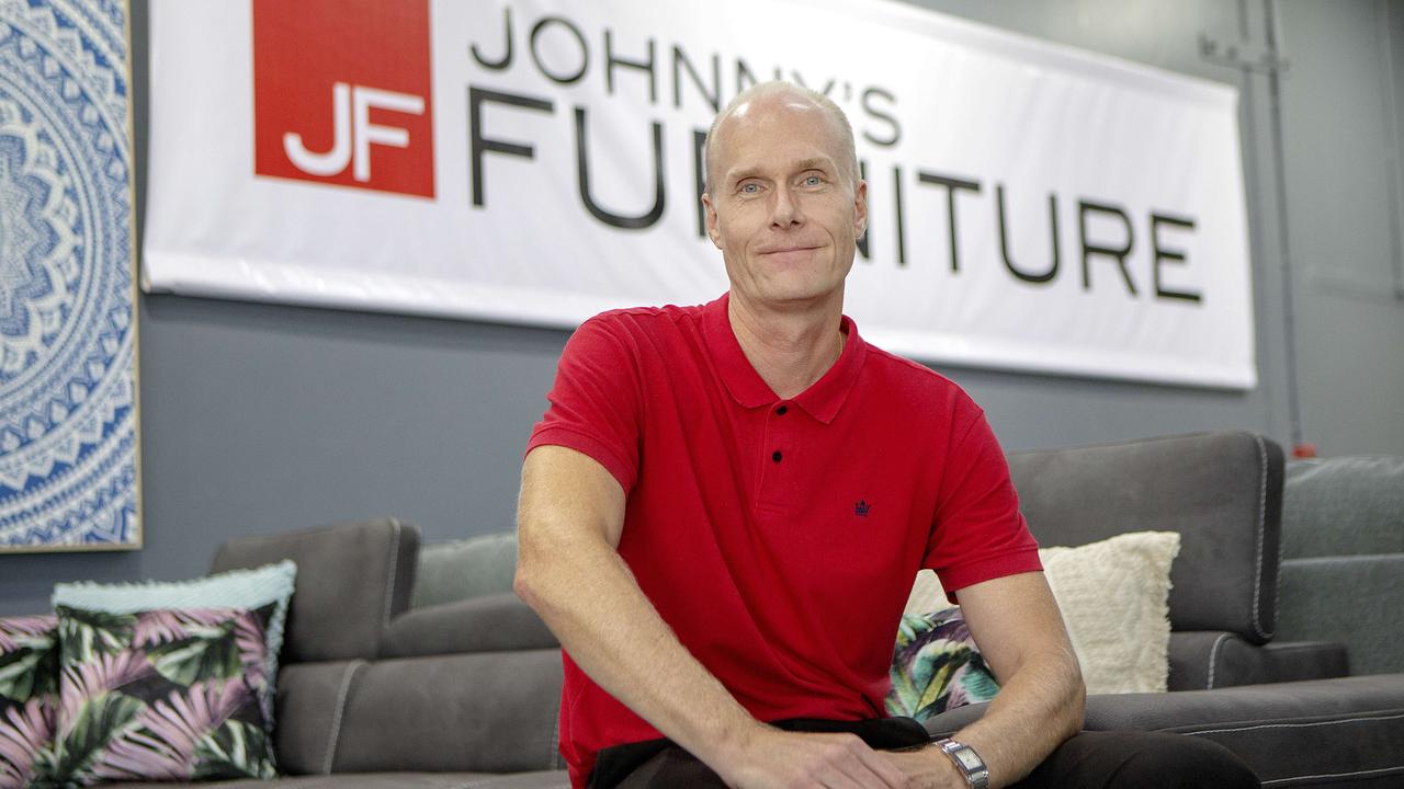 Johnny’s Furniture Brisbane store manager Anders Blomgren. The chain is going live with StyleFit this week. Picture: Sarah Marshall/AAP