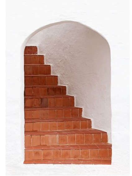 Santorini Staircase print.