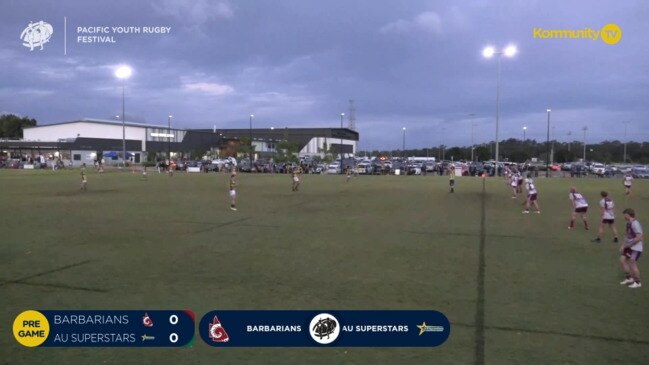 Replay: Qld Barbarians v AU Superstars (U18 Boys) - Pacific Youth Rugby Festival Day 1