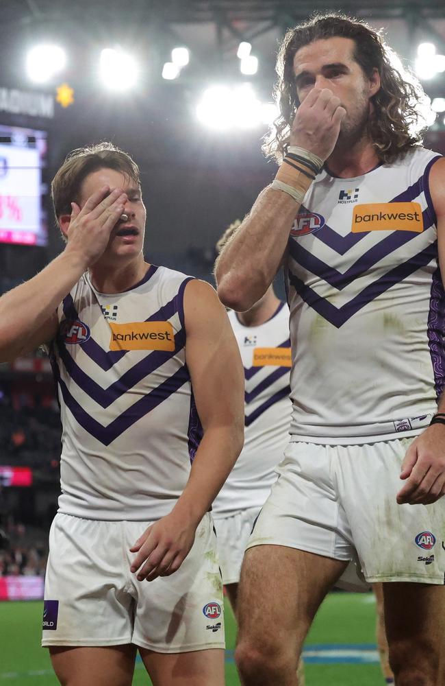The Dockers delivered one of the worst performances of the season so far against the Saints. Picture: James Wiltshire/AFL Photos via Getty Images
