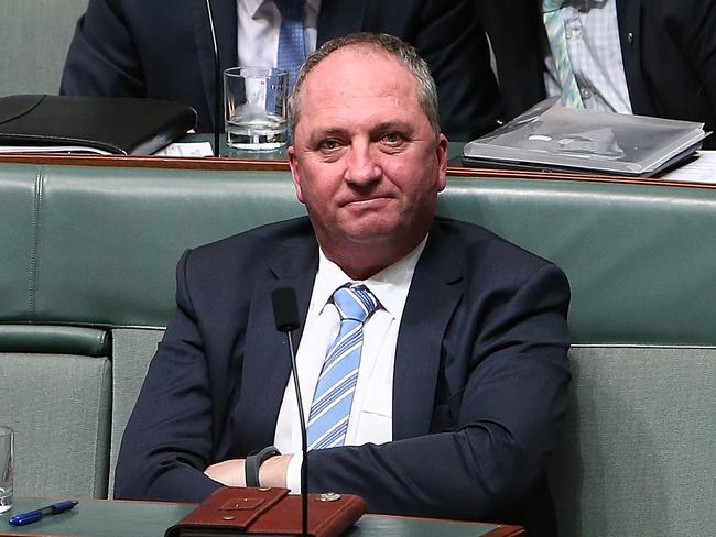 It is understood Mr Turnbull yesterday met again with Andrew Gee, Tony Pasin, George Christensen and Barnaby Joyce (pictured). Picture: Kym Smith