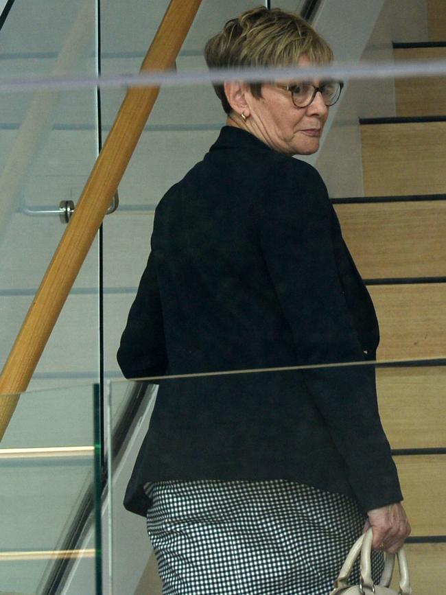 Heather Smith, the captain of Hornsby RSL Rifle Club at the Edwards inquest at the Coroners Court in Sydney. Picture: NCA NewsWire/Jeremy Piper