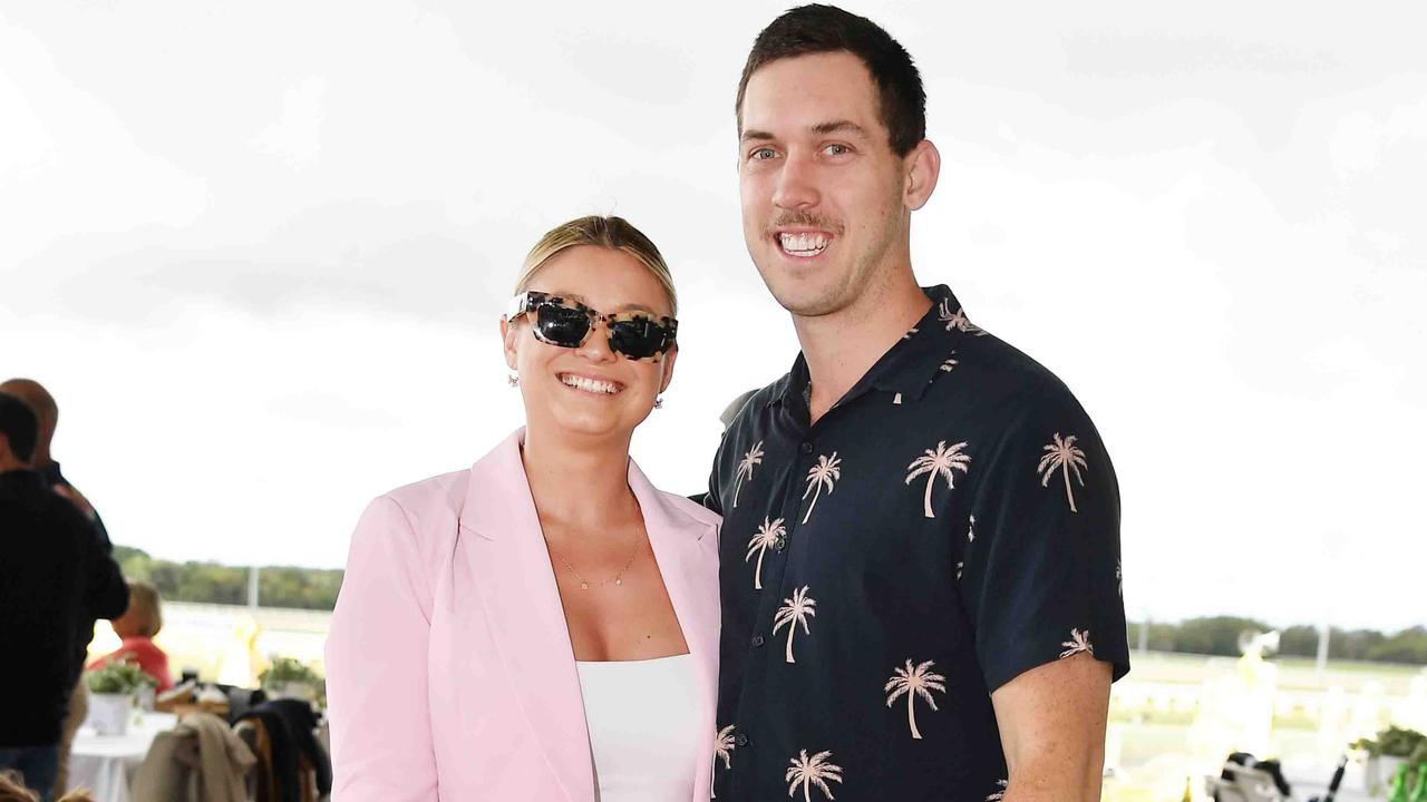 Courtney Millone and Mitchell Gray at the Noosa Cup Race Day. Picture: Patrick Woods.