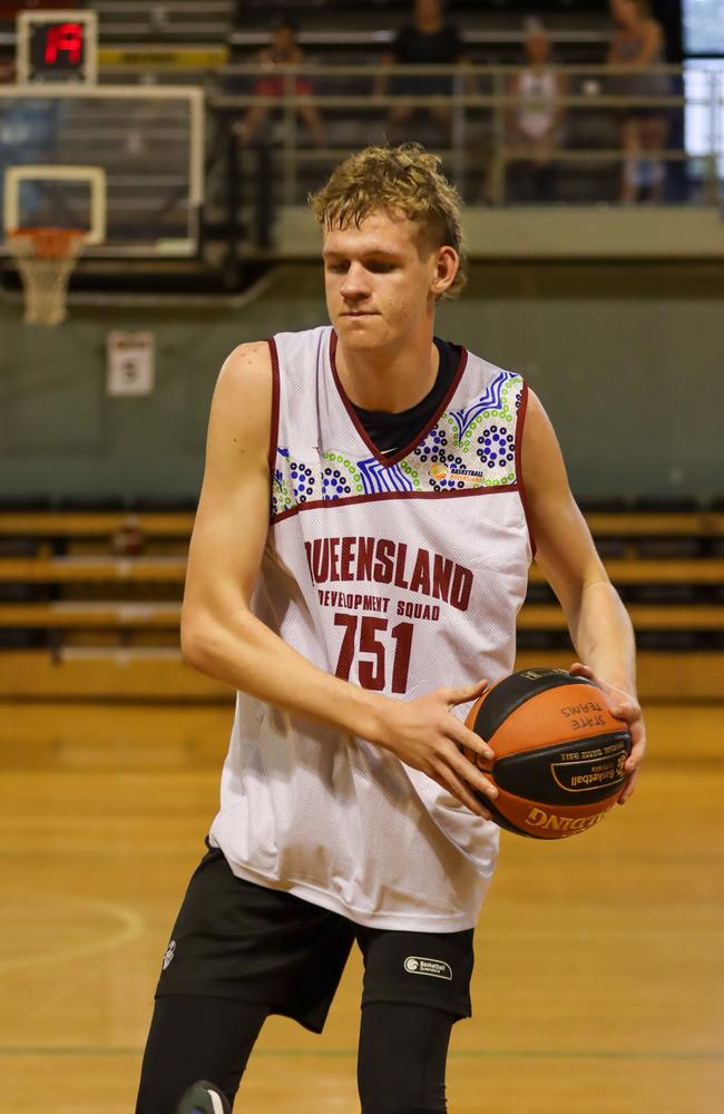 Queensland South and Northside Wizards big man Rocco Zikarsky.