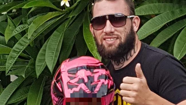 Jarrod Beaver, 23, was killed in Blacktown on February 10 after crashing his trail bike into a metal barrier. Picture: Facebook