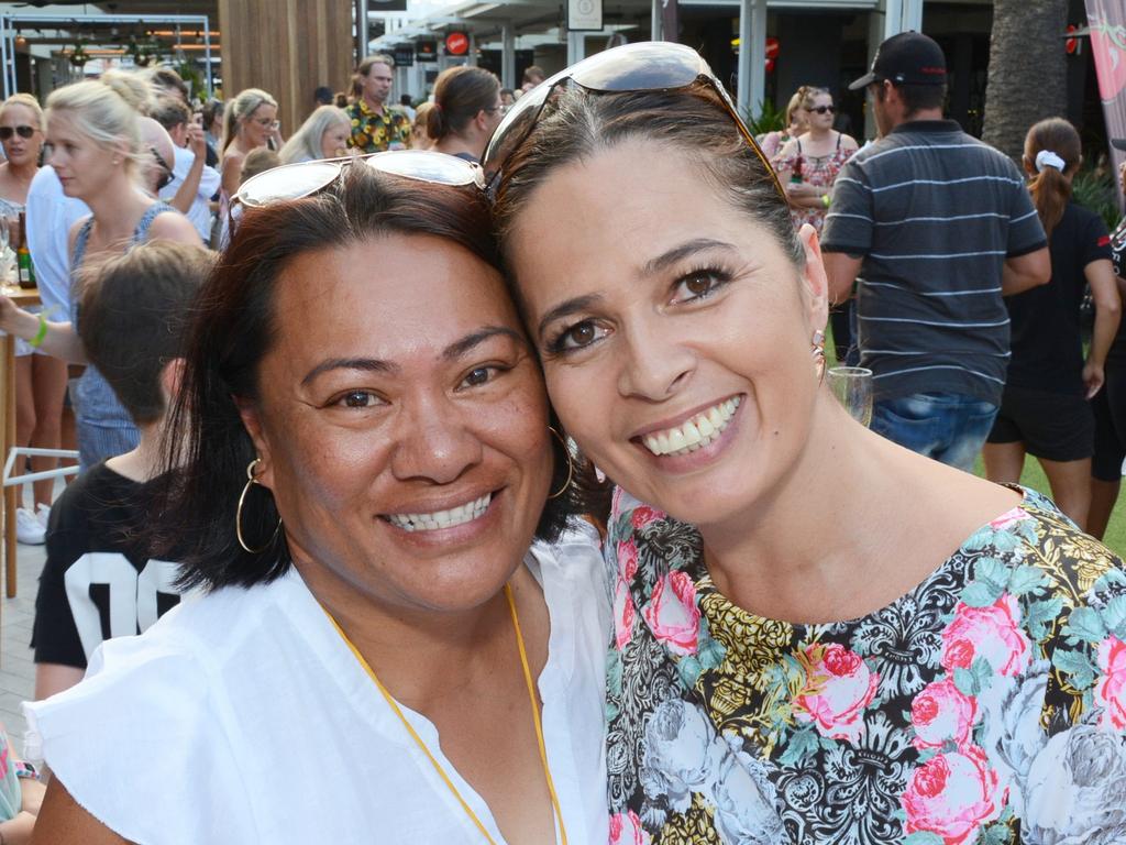 Priscilla Vaovasa and Leigh Taufale at opening of Harbour Eats at Harbour Town, Labrador. Picture: Regina King.