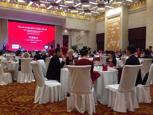 Guests at the $36,000 seafood gala dinner in Shandong, hosted by the State Government.