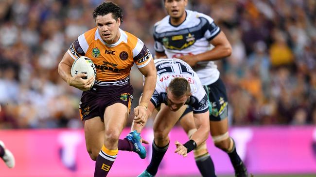 James Roberts in action for the Broncos against the Cowboys in March. Picture: AAP Image/Darren England