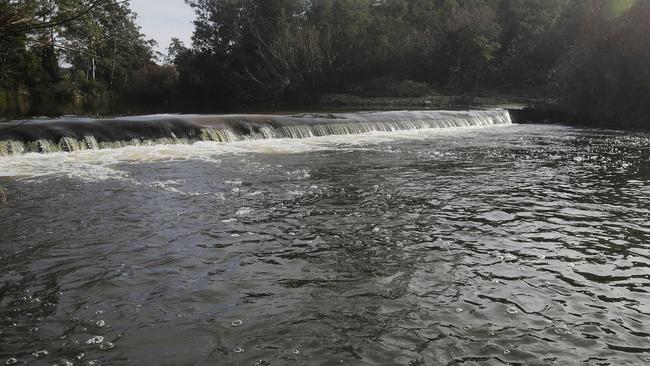 The intake site for the water treatment plant on the Scamander River. Picture: MATHEW FARRELL