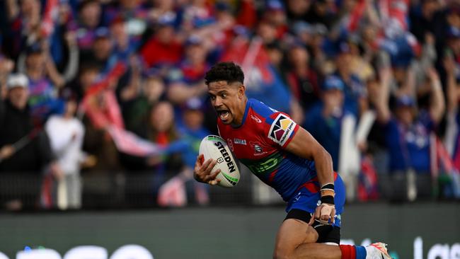 Jacob Gagai is the younger brother of Knights star Dane Gagai (pictured). Picture: NRL Photos