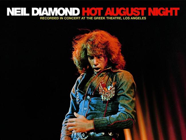 Neil Diamond’s Hot August Night album cover