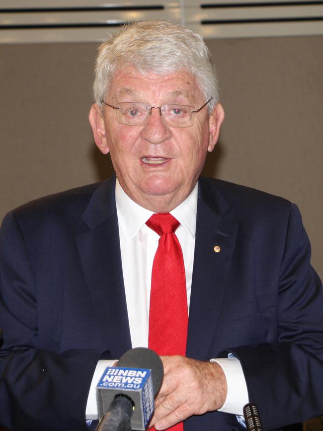 Former Interim Administrator Dick Persson AM called for sacked councillors not to be able to run in the election following their sacking. Picture: Fiona Killman