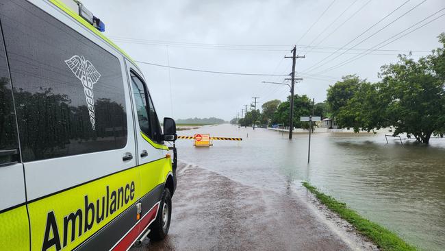 Queensland flooding. Picture: Queensland Ambulance Service – Townsville