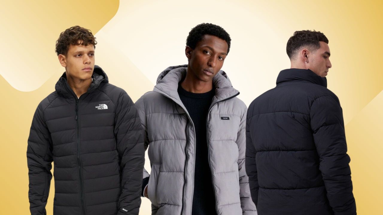 Mens padded jackets best sale