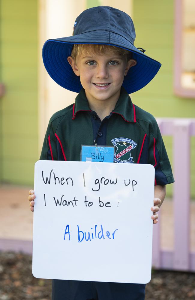 St Saviour's Primary School prep student Billy on the first day of school, Wednesday, January 29, 2025. Picture: Kevin Farmer