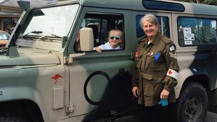 Moira Franklin and husband Kevin are involved in the Coffs Harbour Vintage and Veteran Car Club, having restored a Haflinger and Landrover.