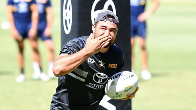 Best of 2022. The North Queensland Cowboys train ahead of the NRL Preliminary Final, Peta Hiku. Picture: Shae Beplate.