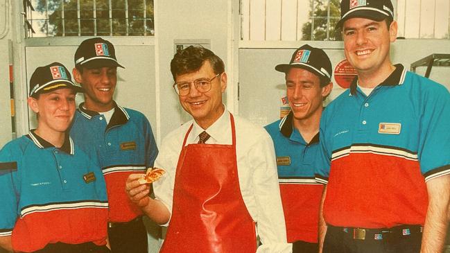 A very young Don Meij when he started at Domino's Pizza as a delivery boy.