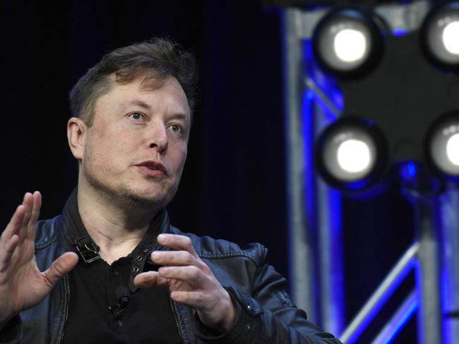 Elon Musk is confident of implanting AI chips into the human brain within a year. Picture: AP