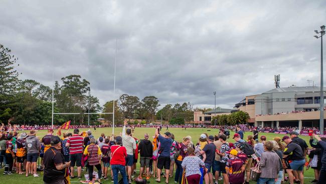 Brisbane Broncos training and fan day at Red Hill ahead of the Grand Final this weekend against Penrith.