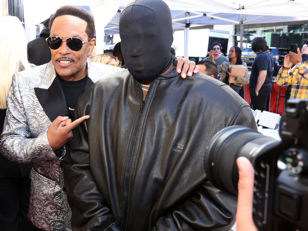 Charlie Wilson (L) and Kanye West. Picture: Monica Schipper/Getty Images