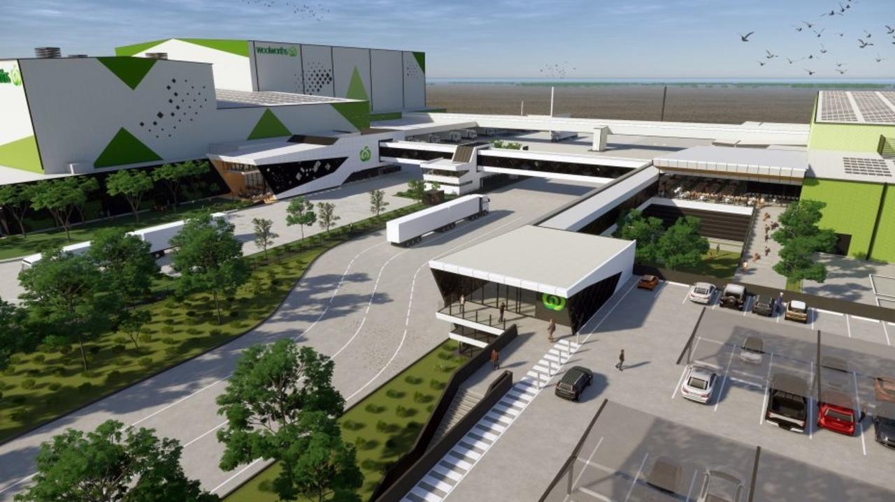 Woolworths are building an automated regional distribution centre and a semi-automated national distribution centre in NSW.