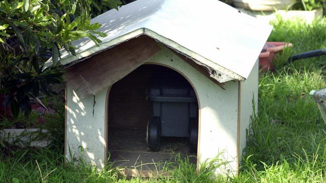 File image - the man was chained to a dog kennel for four days and abused during the ordeal.
