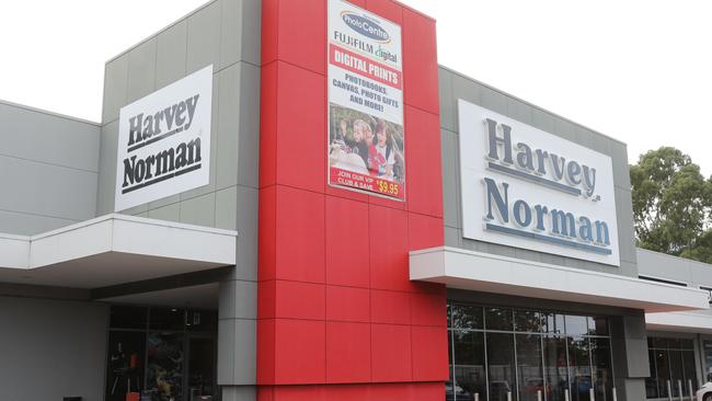 Harvey Norman shares are just shy of $6, but Morningstar values them at $3.60. Picture: NCA NewsWire/Dean Martin