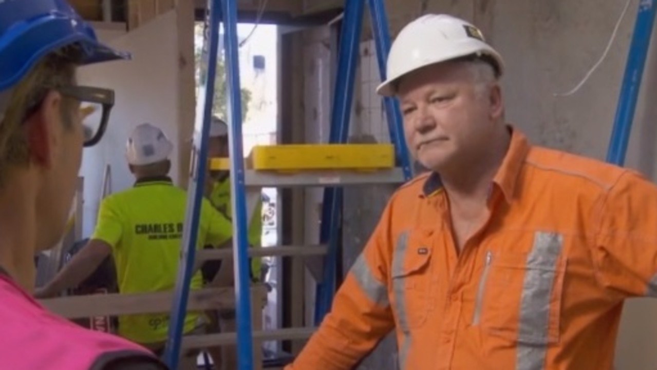 The Block's Scott Cam was “concerned” by what Mitch and Mark had implied in Sunday’s episode. Picture: Channel 9.