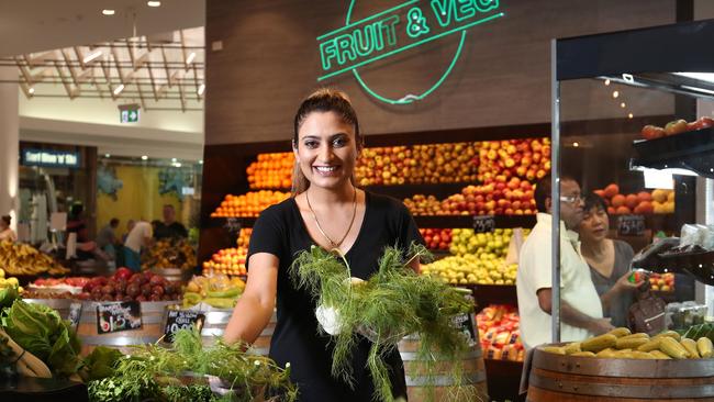 Former Excel Fresh store assistant Karam Kaur before the shop closed in June. Picture: Brendan Radke