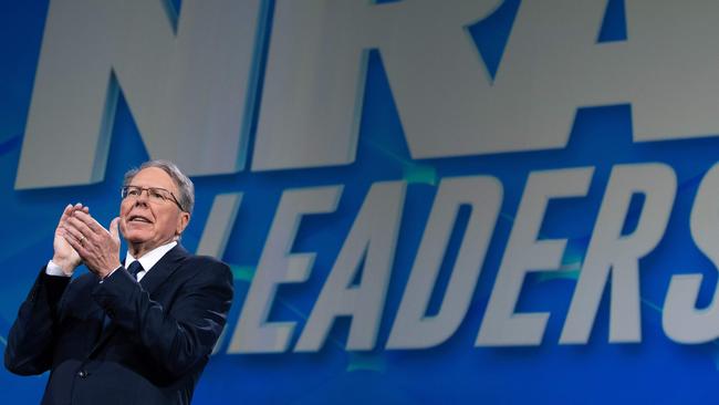 Wayne LaPierre, Executive Vice President and Chief Executive Officer of the NRA. Picture: AFP