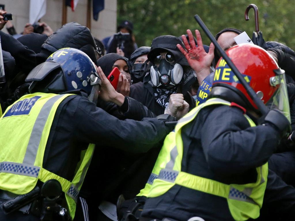 Thousands of people gathered in central London. Picture: Hollie Adams/Getty Images