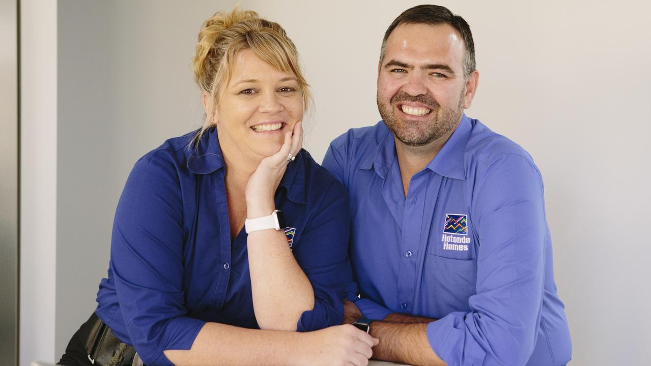 Mackay builders Lynelle and Anthony Wolff. Picture: Beth Jennings/Supplied