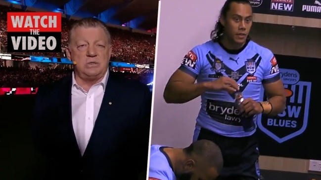 Phil Gould kicks off State of Origin series with spine-tingling speech (Nine)