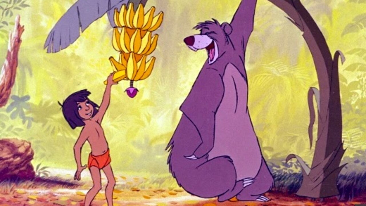 Disney classics like The Jungle Book will come with a warnings for negative racial depictions or outdated ethnic stereotypes. Picture: Disney