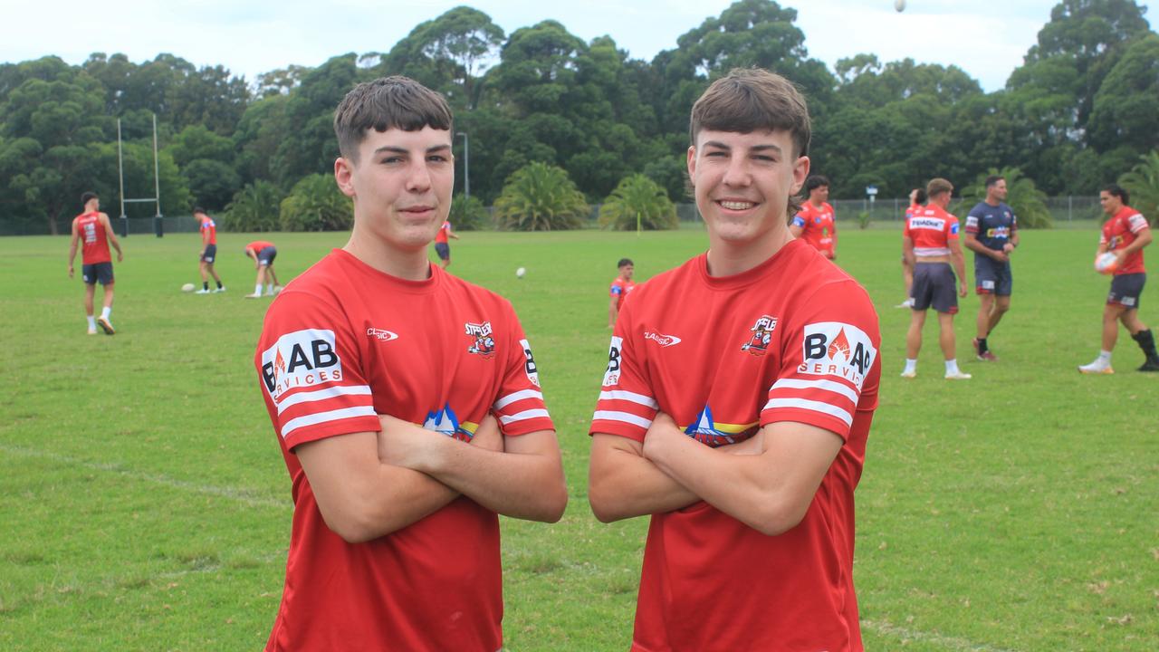 Twins Rhys and Lexin O'Dea loom as key players for the Dragons. Picture: Kevin Merrigan