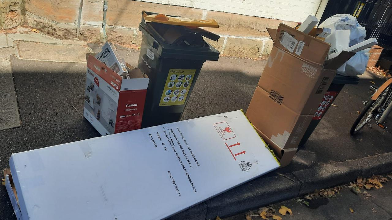 Residents were complaining on the stench from bins left for days. Picture: Supplied