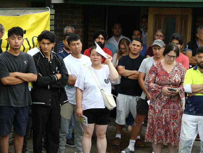 A trashed property at 16 Forestglen, Browns Plains sold at auction for $540,000 to an online bidder. Saturday 25th November 2023 Picture David Clark