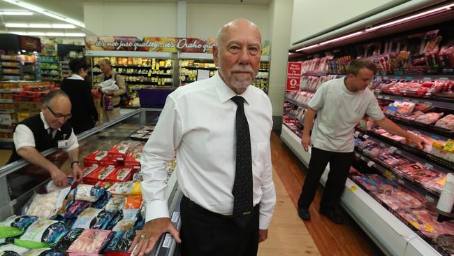 Drakes Supermarkets owner Roger Drake is opposed to shopping-hour deregulation. Picture: Kelly Barnes/The Australian