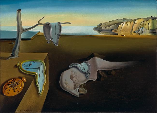 Salvador Dali’s 1931 piece, The persistence of memory. Picture: Supplied.