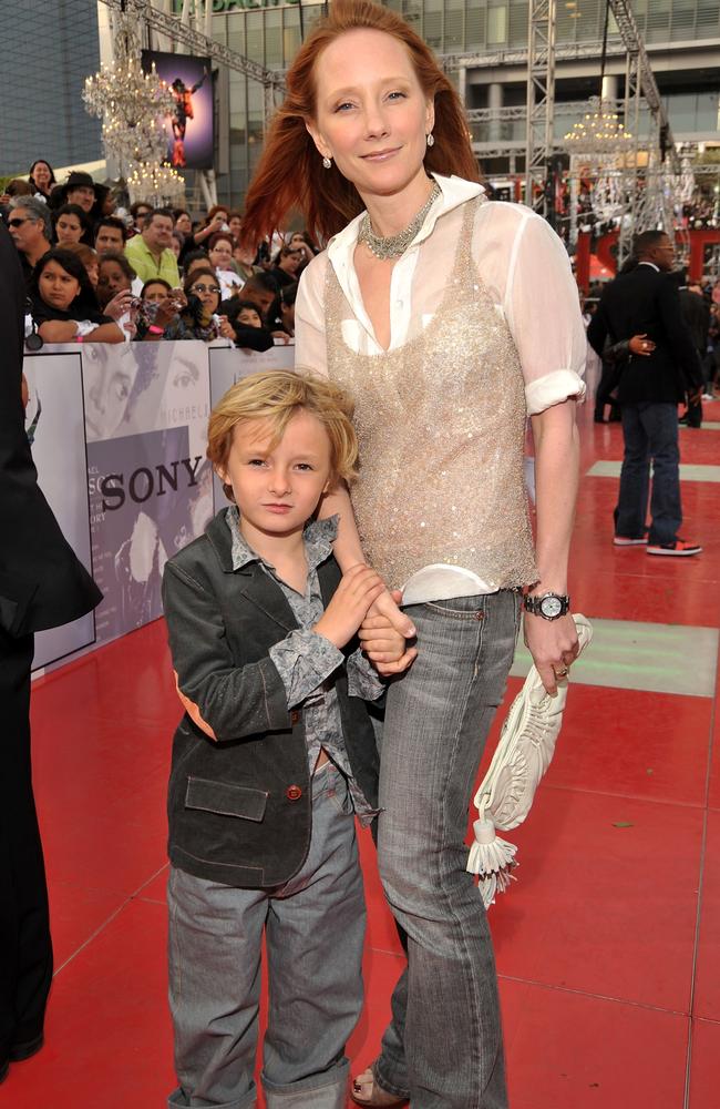 Heche and Homer in 2009. Picture: Lester Cohen/WireImage