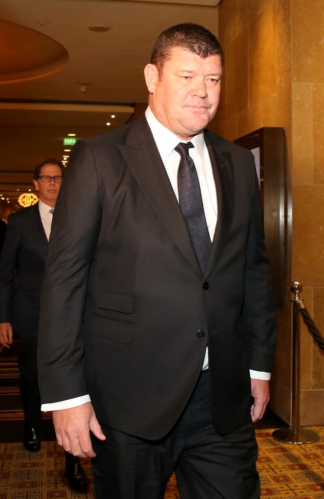 James Packer at the Crown AGM in Melbourne late last year. Picture: Stuart McEvoy/The Australian