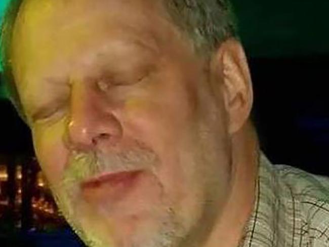 Stephen Paddock killed 59 people and injured 527 during an open air concert in Las Vegas. Picture: AFP