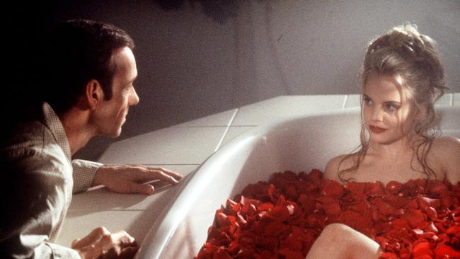 Kevin Spacey and Mena Suvari in American Beauty.