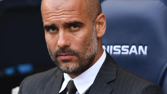 Manchester City's Spanish manager Pep Guardiola.