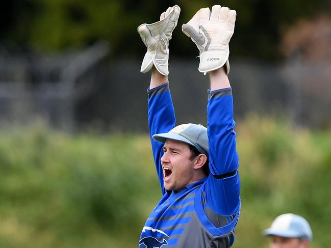 Tom Hussey led Langwarrin to another T20 title. Picture:Andy Brownbill