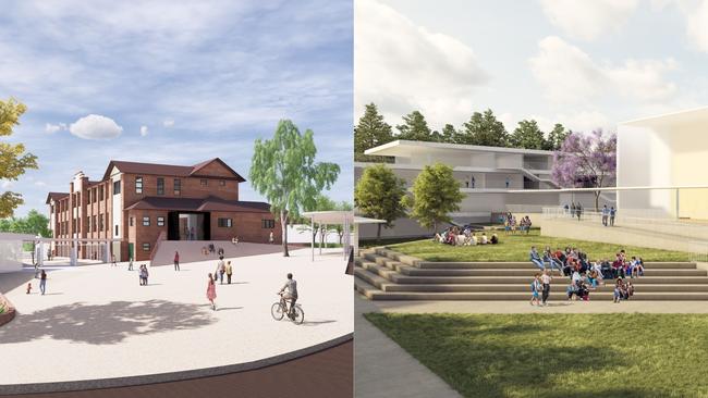 Concept designs for the Murwillumbah Education Campus - one of Murwillumbah High School’s heritage buildings would have been kept.