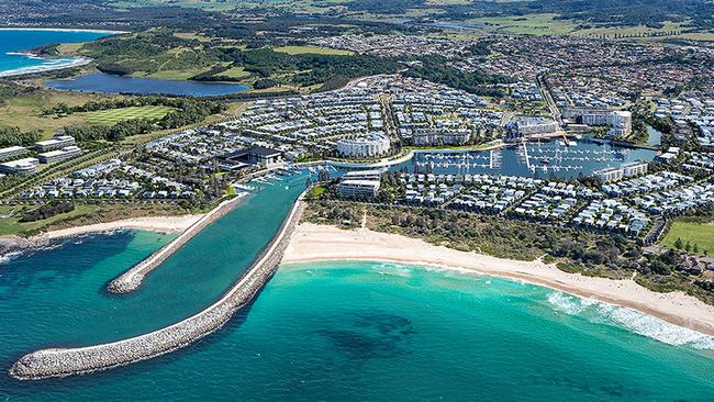 The soon-to-be Shell Cove Harbour. Picture: Shellharbour Council