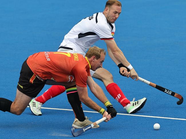 Australia captain Aran Zalewski in action against Great Britain earlier this month. Picture: David Rogers/Getty Images