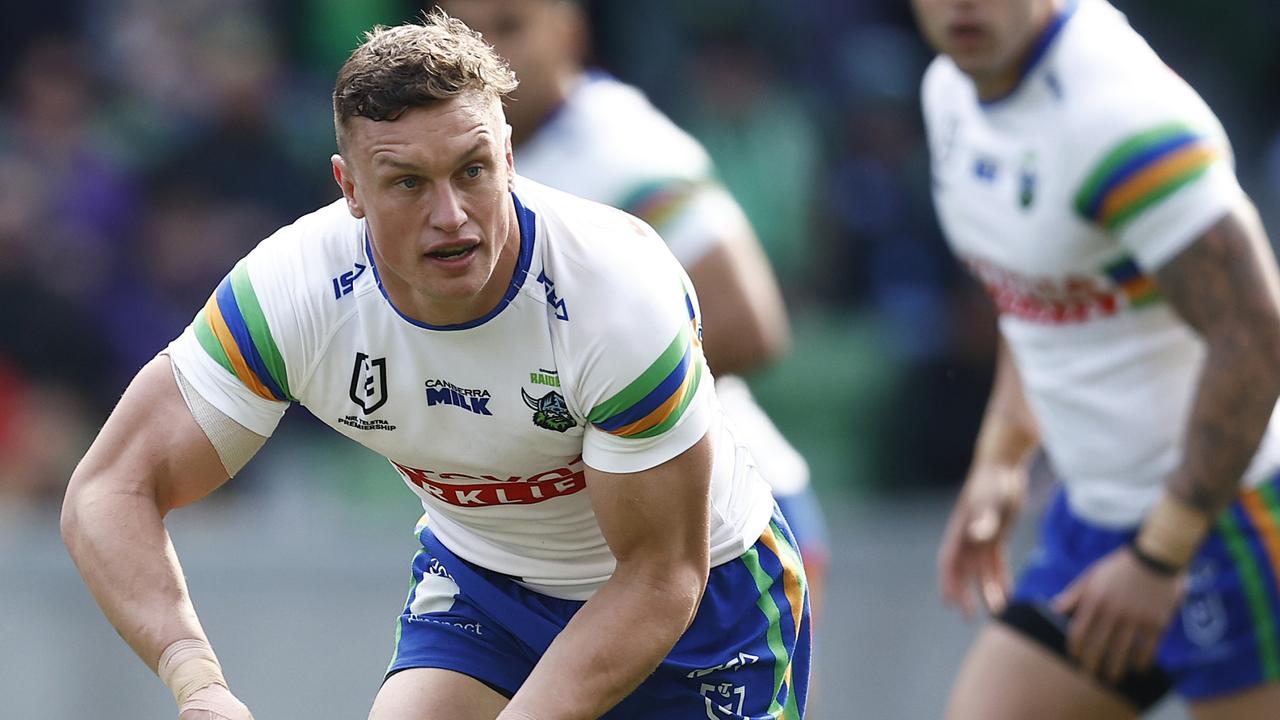 Jack Wighton is set for his last home game as a Raider. Picture: Daniel Pockett/Getty Images.